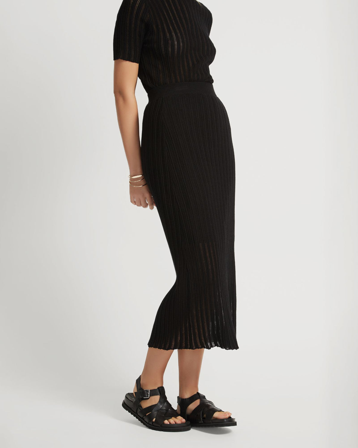 LILY KNITTED SKIRT WOMENS SKIRTS