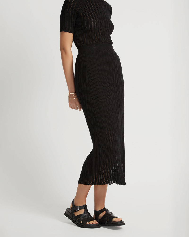 LILY KNITTED SKIRT WOMENS SKIRTS