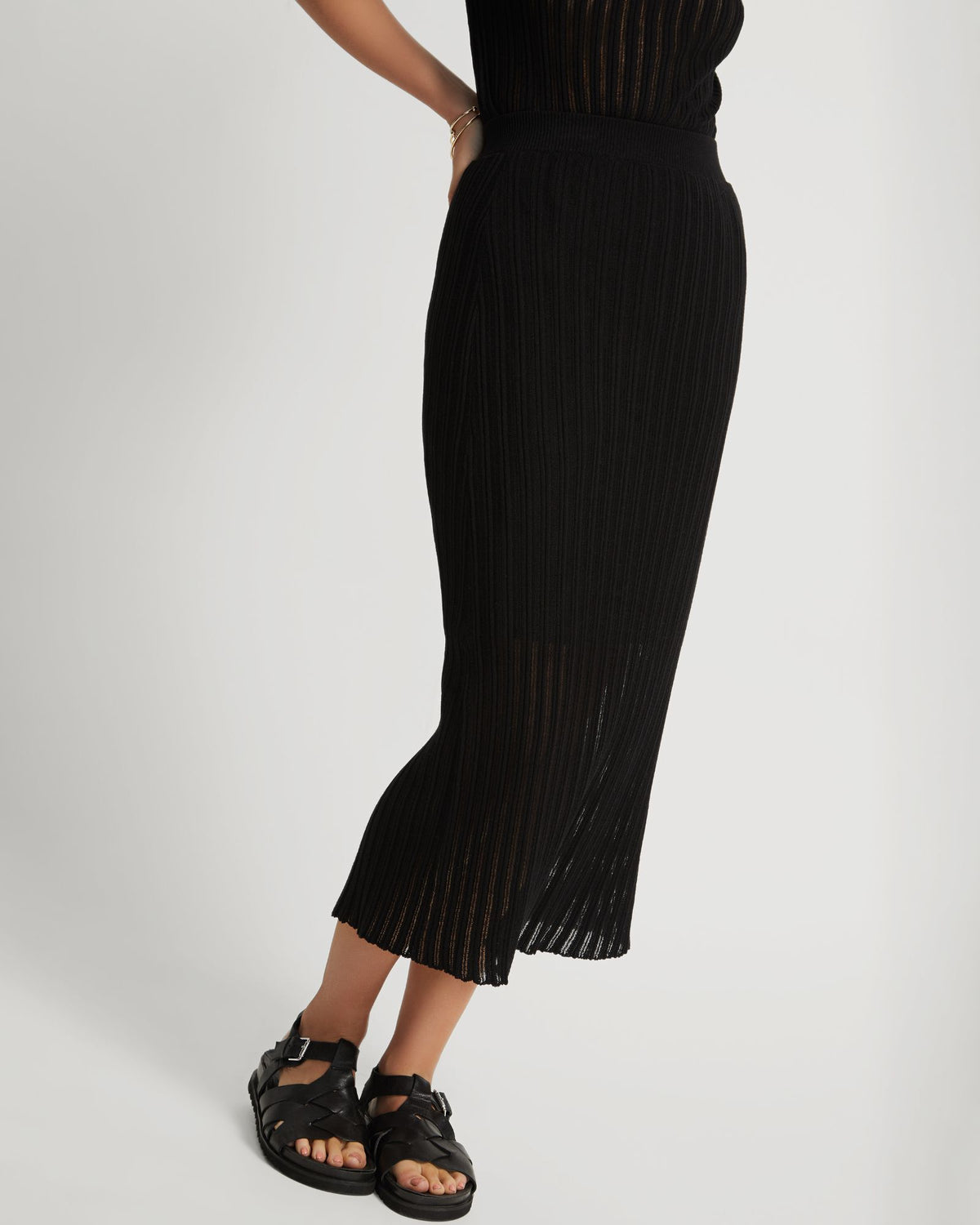 LILY KNITTED SKIRT WOMENS SKIRTS