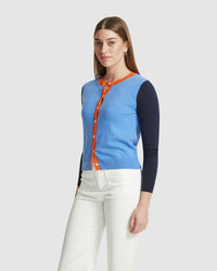 HELENA CASHMERE BLEND CARDIGAN WOMENS KNITWEAR