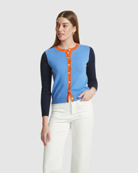 HELENA CASHMERE BLEND CARDIGAN WOMENS KNITWEAR
