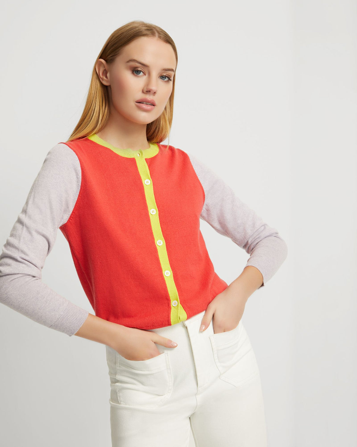 HELENA CASHMERE BLEND CARDIGAN WOMENS KNITWEAR