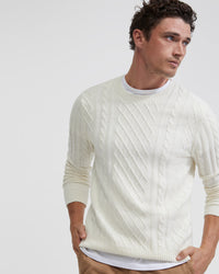 Bruno Wool Rich Cable Knit