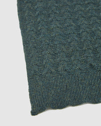 FELIX CABLE KNIT SCARF MENS ACCESSORIES
