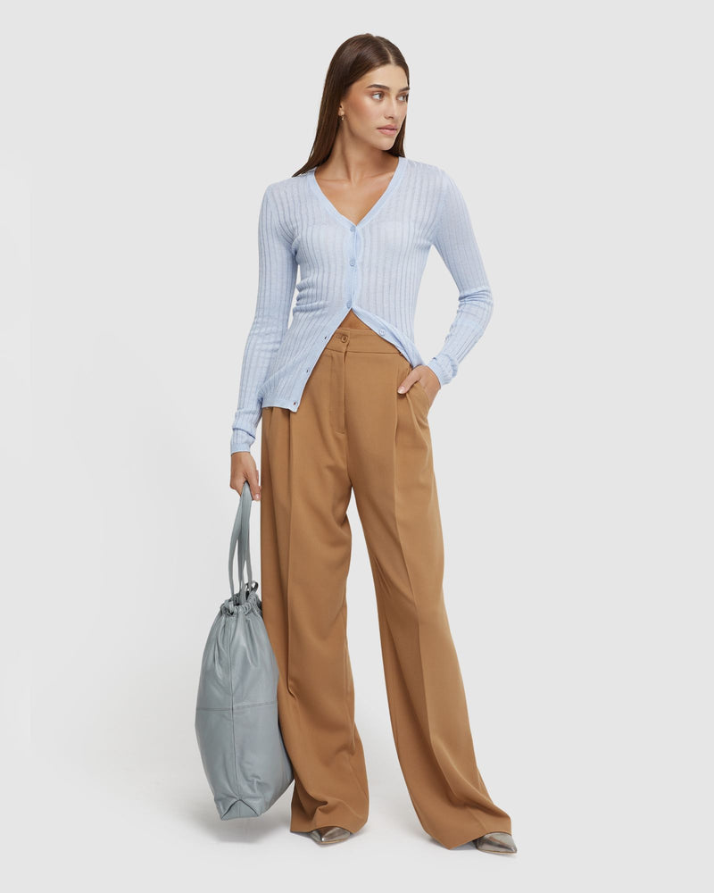 TARA SKINNY CARDIGAN WOMENS KNITWEAR
