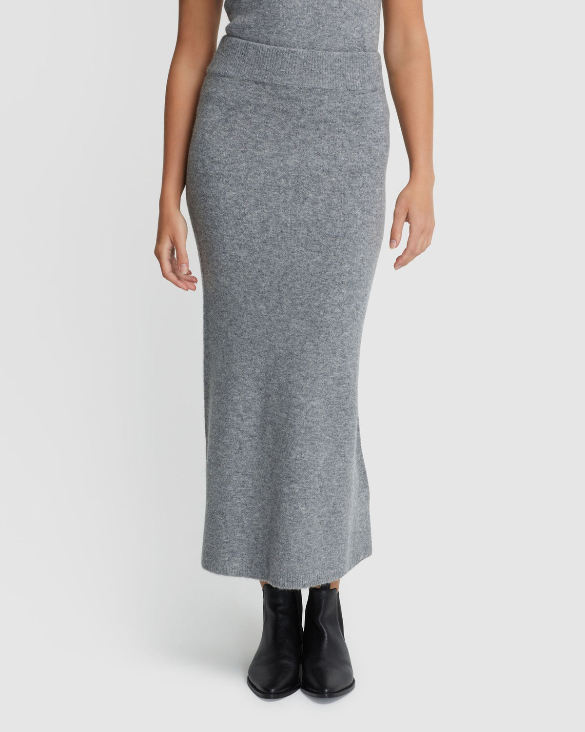 LISA YAK BLEND KNITTED SKIRT WOMENS SKIRTS