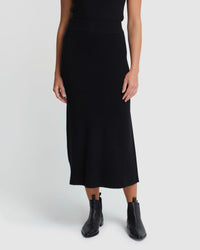 LISA YAK BLEND KNITTED SKIRT WOMENS SKIRTS