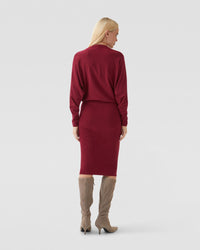 Francesca V-Neck Knitted Dress