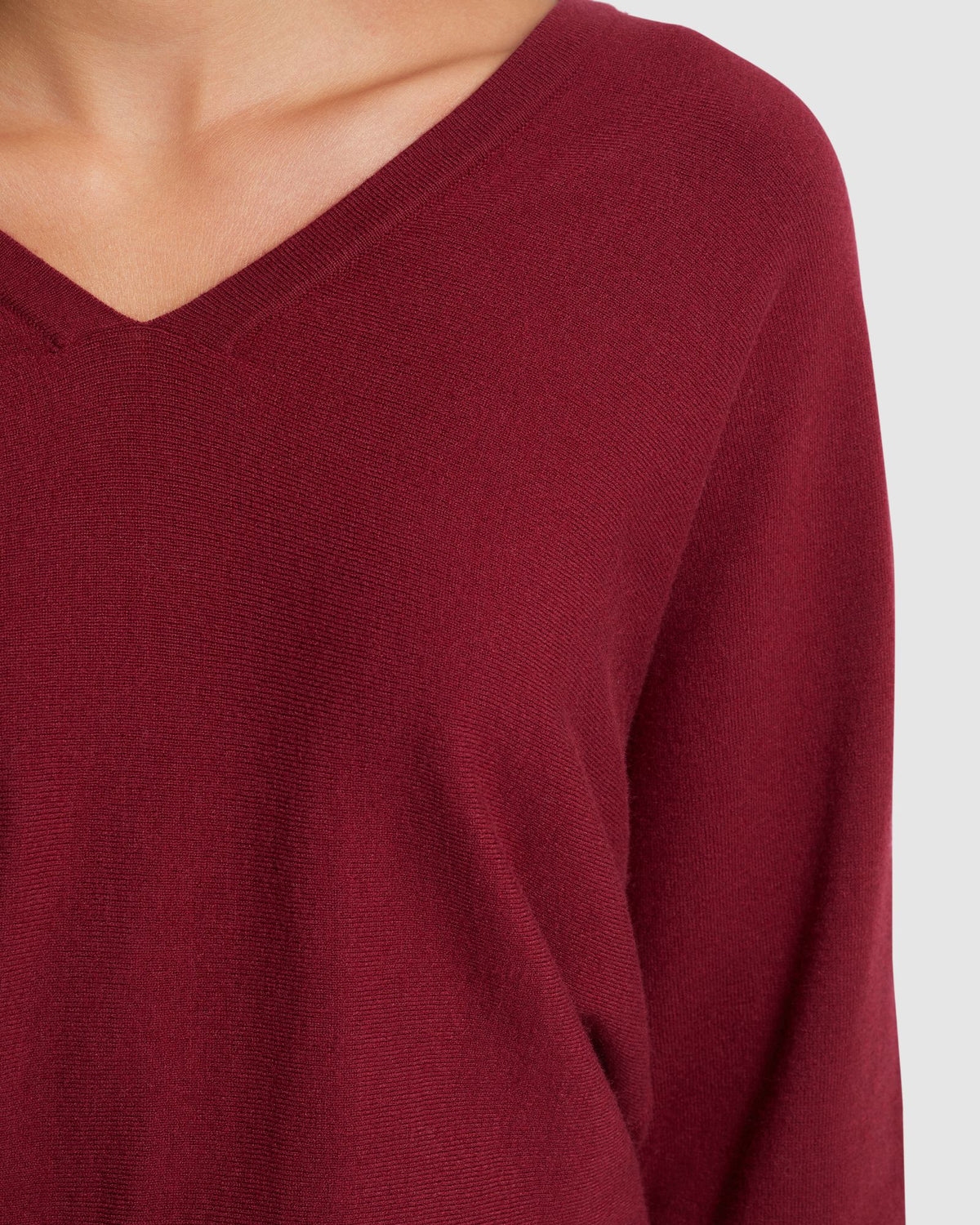 FRANCESCA V-NECK KNITTED DRESS WOMENS DRESSES