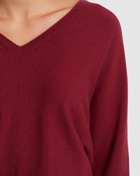 FRANCESCA V-NECK KNITTED DRESS WOMENS DRESSES