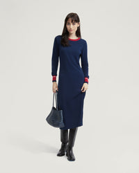 BRIDGETTE CONTRAST TRIM KNIT DRESS - AVAILABLE ~ 1-2 weeks WOMENS DRESSES
