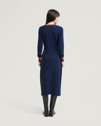 BRIDGETTE CONTRAST TRIM KNIT DRESS - AVAILABLE ~ 1-2 weeks WOMENS DRESSES