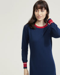 BRIDGETTE CONTRAST TRIM KNIT DRESS - AVAILABLE ~ 1-2 weeks WOMENS DRESSES