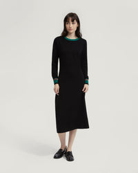 BRIDGETTE CONTRAST TRIM KNIT DRESS - AVAILABLE ~ 1-2 weeks WOMENS DRESSES