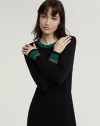 BRIDGETTE CONTRAST TRIM KNIT DRESS - AVAILABLE ~ 1-2 weeks WOMENS DRESSES