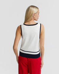 TATIANA CASHMERE BLEND VEST - AVAILABLE ~ 1-2 weeks WOMENS KNITWEAR