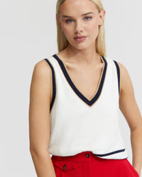 TATIANA CASHMERE BLEND VEST - AVAILABLE ~ 1-2 weeks WOMENS KNITWEAR