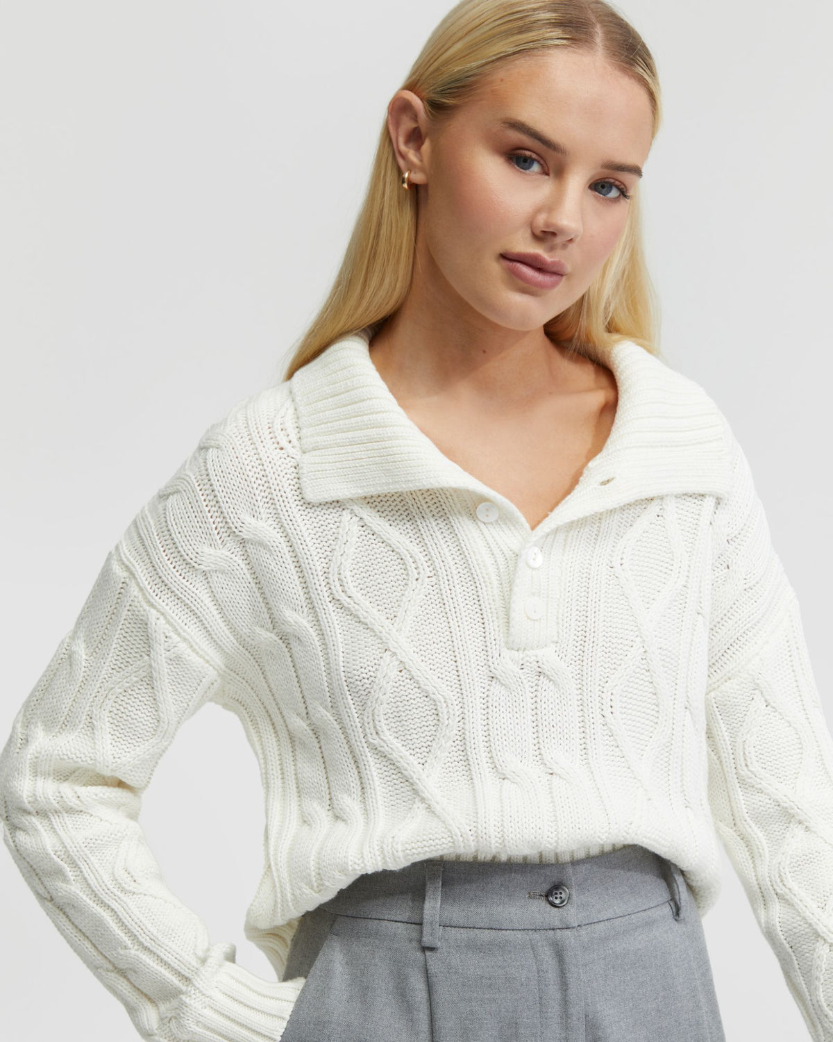 IVY CABLE KNIT TOP