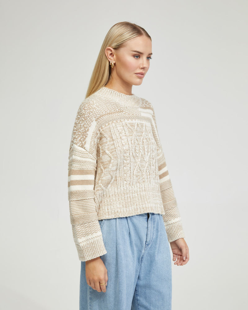 SAVANNAH CABLE KNIT - AVAILABLE ~ 1-2 weeks WOMENS KNITWEAR