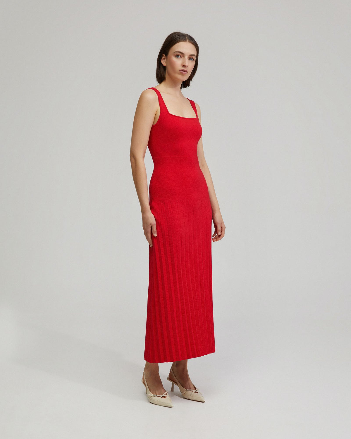 oxford knit dress Louise Dress Oxford Blue