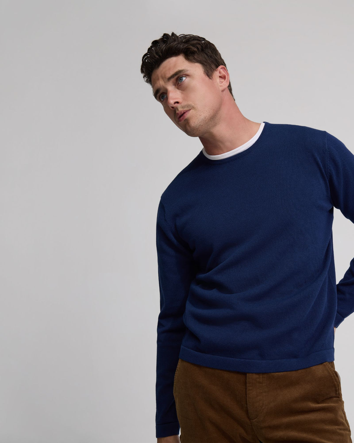 Nico Cotton Crew Neck MENS KNITWEAR
