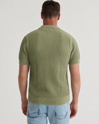 Pierce Knitted Polo MENS KNITWEAR