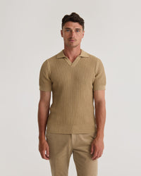Pierce Knitted Polo MENS KNITWEAR