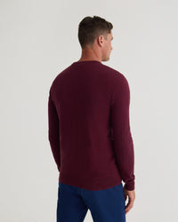 Crew Neck Cotton Cashmere Knit MENS KNITWEAR