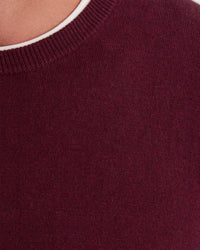 Crew Neck Cotton Cashmere Knit MENS KNITWEAR