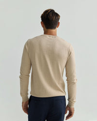Crew Neck Cotton Cashmere Knit MENS KNITWEAR