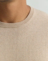 Crew Neck Cotton Cashmere Knit MENS KNITWEAR