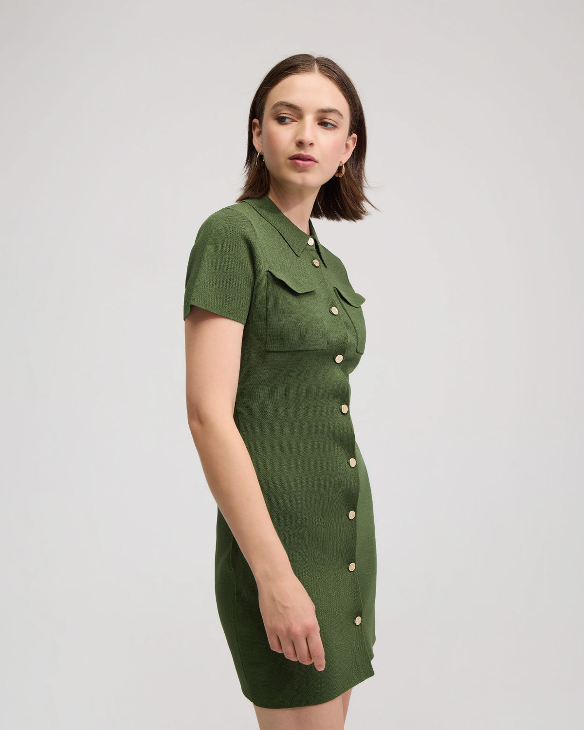 Olive Knitted Mini Dress Oxford Shop Olive Knitted Mini Dress Oxford Shop
