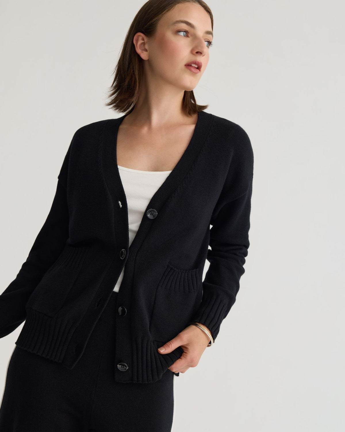 Zoe Cashmere Blend Cardigan WOMENS KNITWEAR