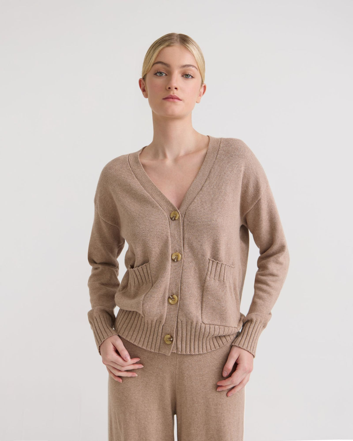 Zoe Cashmere Blend Cardigan WOMENS KNITWEAR