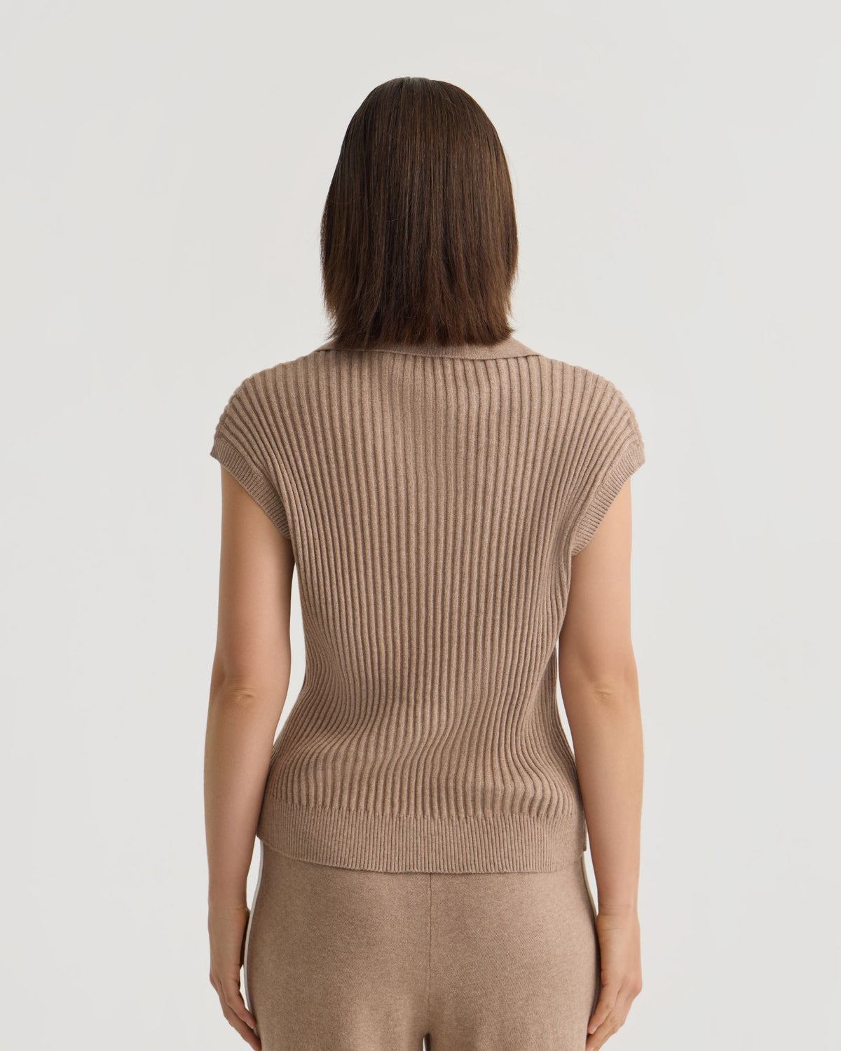 Becca Cashmere Blend Polo Knit WOMENS KNITWEAR