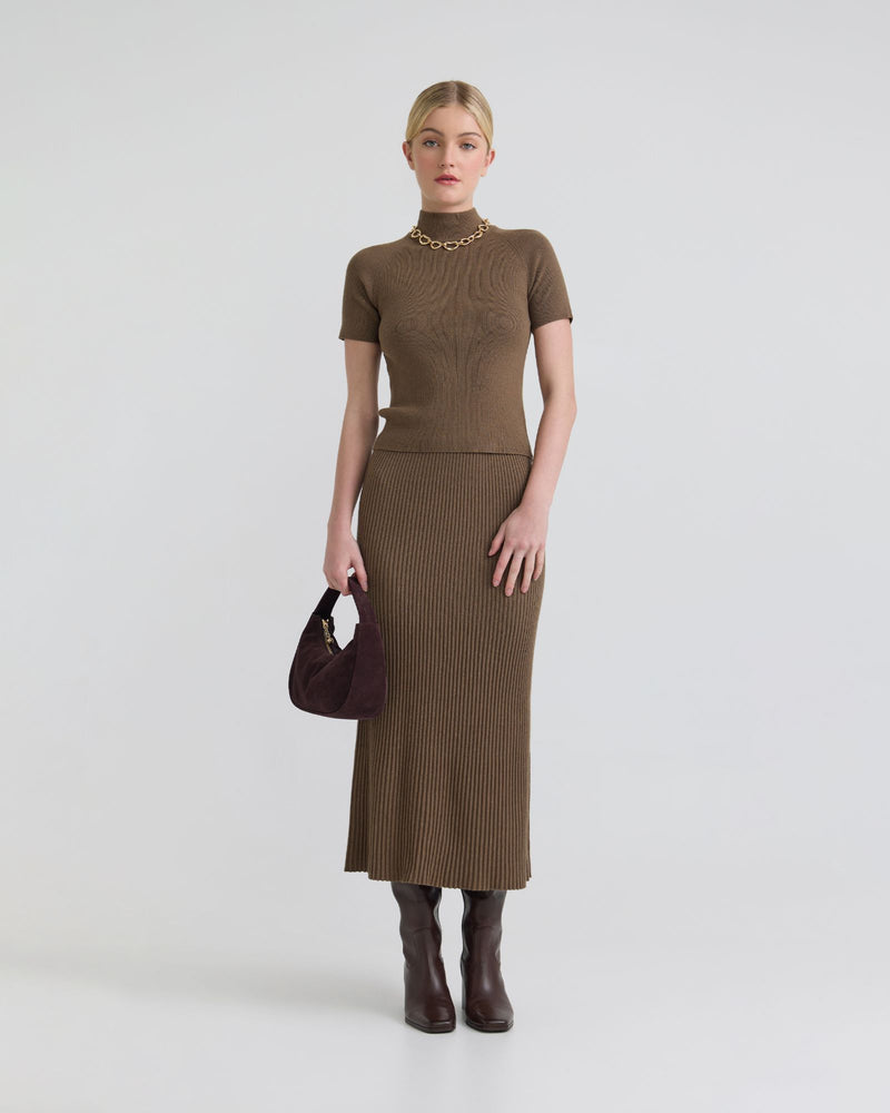 Dawn Knitted Rib Top WOMENS KNITWEAR