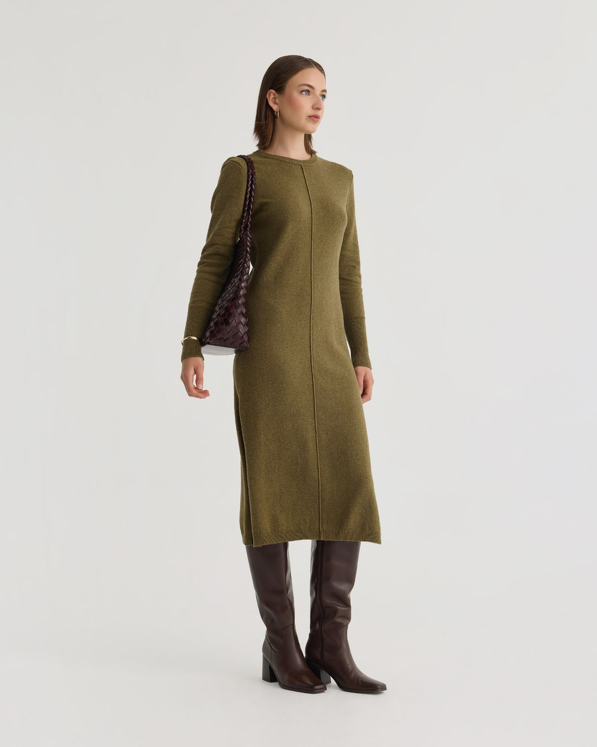 Chrissy Knitted Sweater Dress WOMENS DRESSES