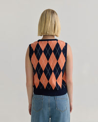 Lanie Argyle Vest WOMENS KNITWEAR