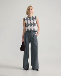 Lanie Argyle Vest WOMENS KNITWEAR