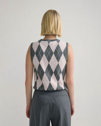 Lanie Argyle Vest WOMENS KNITWEAR