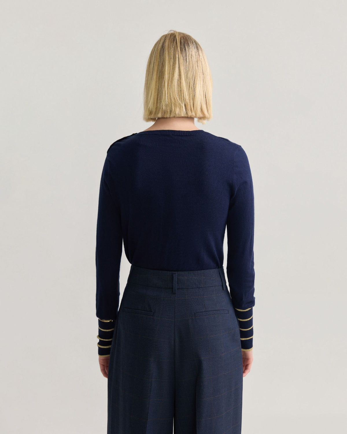 Raven Metallic Stripe Knit WOMENS KNITWEAR