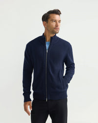 Frankie Zip Up Cardigan MENS KNITWEAR