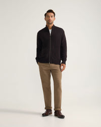 Frankie Zip Up Cardigan MENS KNITWEAR