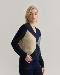 Chelsea Argyle Knit WOMENS KNITWEAR