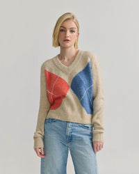 Chelsea Argyle Knit WOMENS KNITWEAR