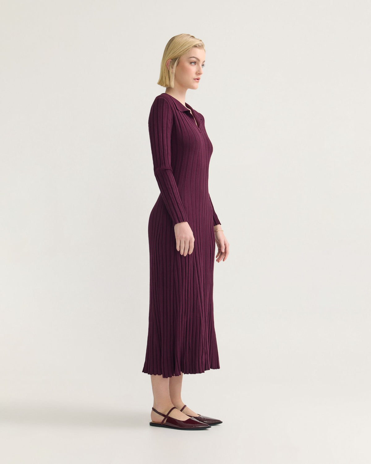 Dakota Knitted Polo Collar Dress Oxford Shop Dakota Knitted Polo Collar Dress Oxford Shop