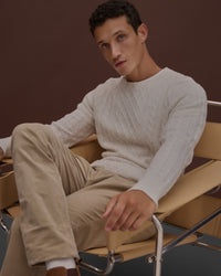 Bruno Wool Cable Knit MENS KNITWEAR