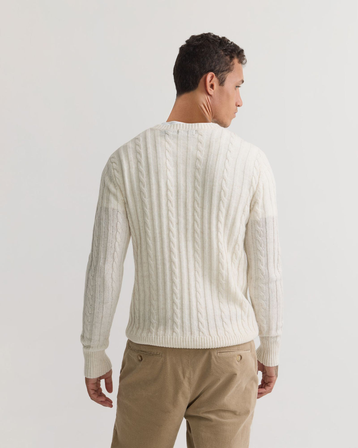 Bruno Wool Cable Knit MENS KNITWEAR