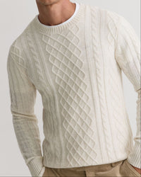 Bruno Wool Cable Knit MENS KNITWEAR