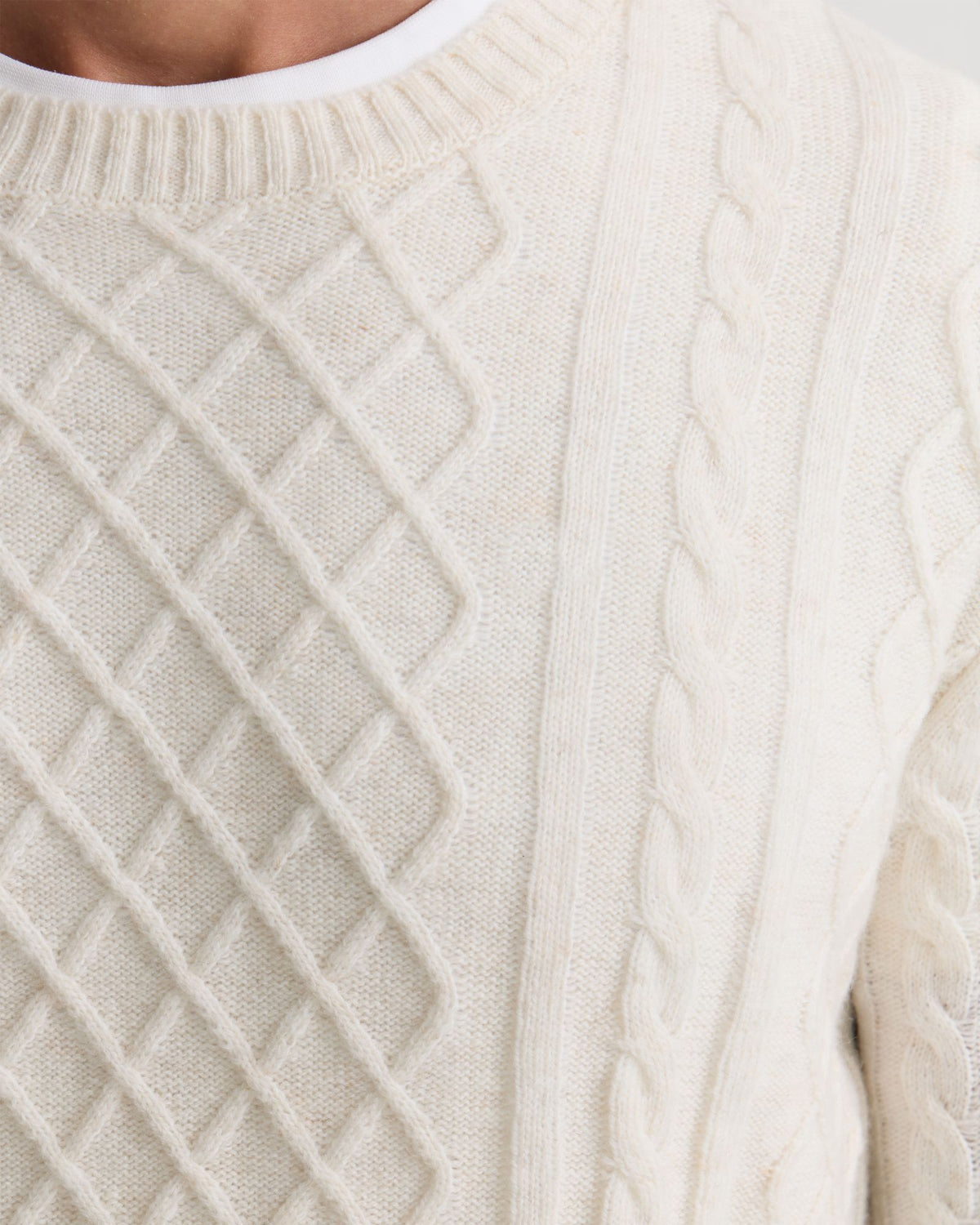 Bruno Wool Cable Knit MENS KNITWEAR